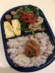 今日の弁当