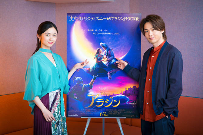 映画 アラジン プレミアム吹替版キャストはアラジン役に中村倫也 ジャスミン役は木下晴香に決定 2人の歌声にも注目 Anemo