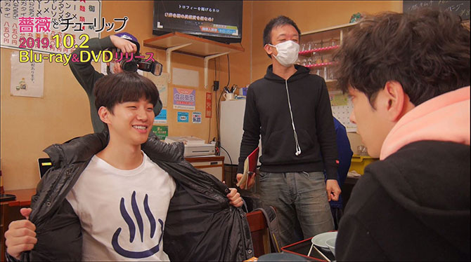 薔薇とチューリップ