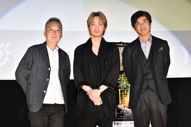 レポート 楽園 綾野剛 佐藤浩市 瀬々監督登壇 大阪で熱く映画とスポーツを語る Cs中の阪神タイガースにもエール Anemo