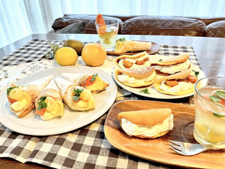 あさりを使ったクリームソースパスタ