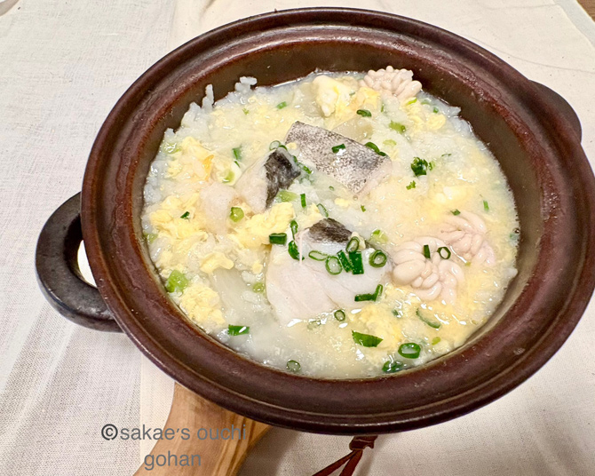 たらと白子の親子ぞうすい