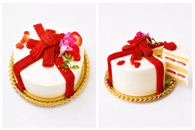 パティスリー洛甘舎の限定「苺のGift Boxホールケーキ」