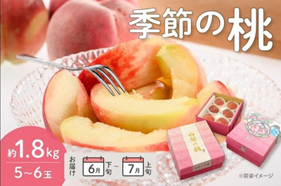 桃の季節到来!山梨県産「季節の桃」を産地直送通販サイト「JAタウン」で予約販売中!