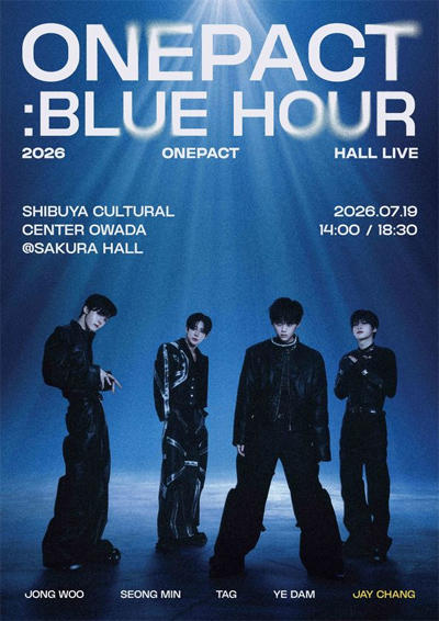 K-POP第5世代の自主制作グループONE PACT　8か月ぶりとなる日本公演 [ONE PACT : BLUE HOUR]　7月19日(日)開催決定