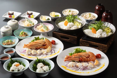 道頓堀川を望む個室で味わう夏の味覚 「鱧・鰻・伊勢海老」特別会席を期間限定開催