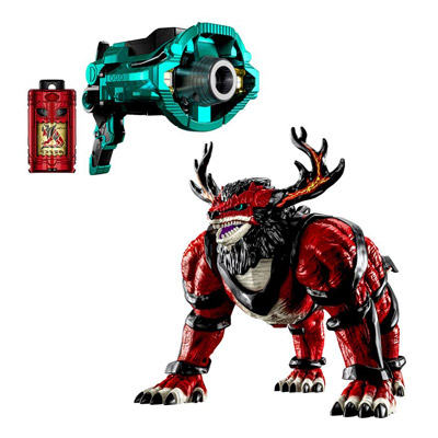PROJECT R.E.D.第2弾『角醒ハンター オメガホーン』より「DX角獣エンカク＆オメガホーンセット」をはじめ、番組に登場する「角獣」や召喚アイテムのおもちゃを公開