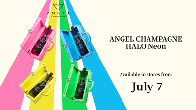 429533ラグジュアリーシャンパーニュブランド「ANGEL CHAMPAGNE」の大人気シリーズ「ANGEL CHAMPAGNE HALO(ヘイロー)」から、「ANGEL CHAMPAGNE HALO Neon (ヘイロー ネオン)」を2026年7月7日(火)より販売開始！
