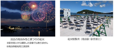 「鳥羽みなとまつり」鳥羽駅屋上花火観覧券を発売！