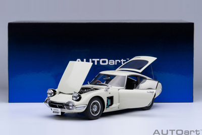 トヨタ 2000GT の精巧な 1/18 スケールモデル（AUTOart製）が CAMSHOP.JP で予約開始！