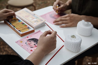 映画館から六甲山へつながるアート体験！笑顔を描いて《ひかりの実》に参加しよう！